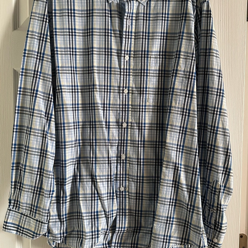 Club Room Blue and White Dress Shirt
